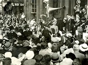 Runner Collection: Civic reception for Olympic victor Harold Whitlock