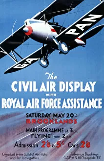 Posters of Aviation Collection: Civil Air Display- 1920S