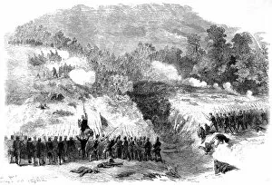 Confederates Collection: The civil war in America: attack on the Confederate batterie