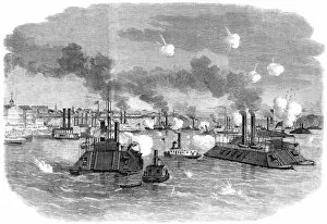 Command Gallery: The Civil War in America: destruction of the Confederate flo