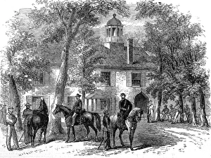 The Civil War in America. Fairfax Courthouse, the headquarte The Civil War in America. Fairfax Courthouse, the headquarte