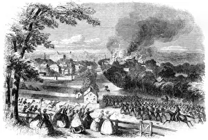 The Civil War in America. Re-occupation of Jackson, Missippi