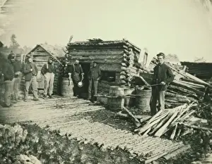 Brandy Prints: Civil War camp of the 6th NY Artillery at Brandy Station, Vi