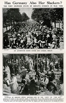 Armbands Gallery: Two civilian scenes in Berlin, WW1