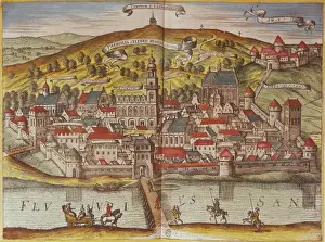 1590 Prints: Civitatis Orbis Terrarum. Przemy?l
