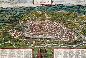 Orbis Prints: Civitatis Orbis Terrarum. Rome
