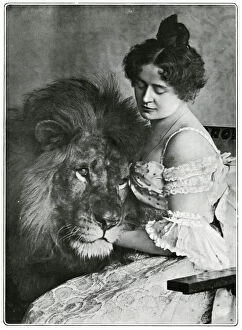 Images Dated 4th October 2019: Claire Heliot, lion tamer
