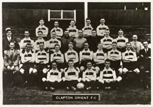 Trainer Collection: Clapton Orient FC football team 1936