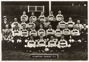 Secretary Gallery: Clapton Orient FC football team 1936