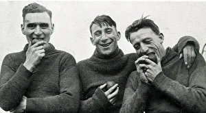 Clapton Orient footballers Jones, Fletcher and Ellis