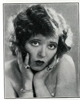 Clara Prints: Clara Bow, American film actress