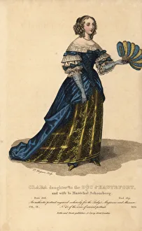 Marechal Collection: Clara de Hautefort, daughter of Duc d Hauterfort, 1616-1691