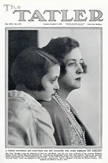 Clare Sheridan (born as Clare Consuelo Frewen; also known as Clare Consuelo Sheridan) (9 September 1885 - 31 May 1970), English sculptress, traveller and writer. Widow of the late Captain Wilfred Sheridan