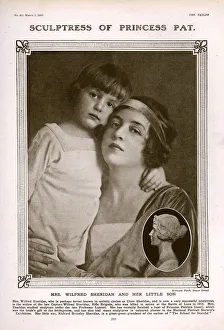 Clare Sheridan and son Clare Sheridan and son