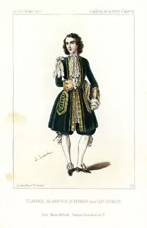 Clarence as Arthur Seymour in Lady Seymour, 1845