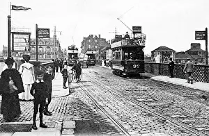 Clarence Bridge Newport, Monmouthshire early 1900's