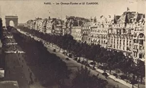 Claridges hotel on the Champs Elysees, Paris, 1920s