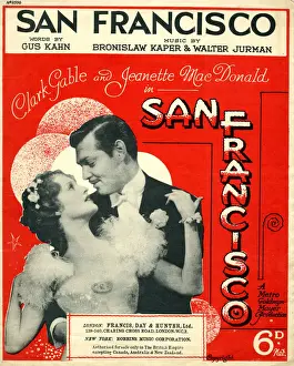Clark Gable and Jeanette MacDonald in San Francisco