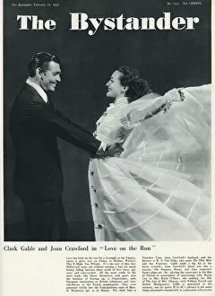 Artists Collection: Clark Gable with Joan Crawford in Love on the Run 1936