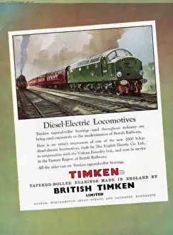 Region Prints: Class 40 Diesel-electric locomotive - English Electric Co