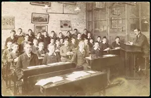 Class of boys at a junior school