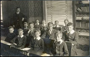 Discipline Gallery: Class of boys at a school in North London