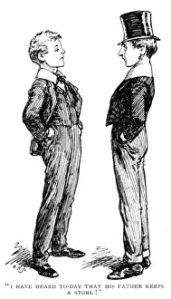 Schoolboys Prints: Class distinction between two schoolboys