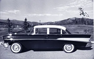 Colorado Prints: Classic American car in Colorado, USA
