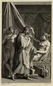Images Dated 14th November 2011: Classical scene with Hera and Eros
