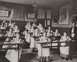 Images Dated 3rd October 2016: Classroom at a Girls Reformatory