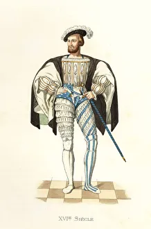Edmond Lechevallier Chevignard Prints: Claude, Duke of Guise, at age 30, 1496-1550