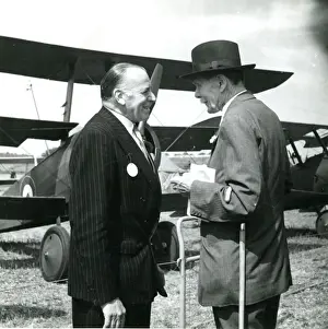 Hendon Prints: Claude Grahame-White, left, with Lord Trenchard at the 5?