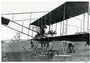 Pioneering Prints: Claude Grahame-White in pioneer flying machine