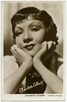 Images Dated 30th December 2016: Claudette Colbert