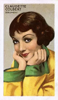 Colbert Gallery: Claudette Colbert, French actress