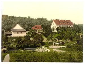 Kissingen Prints: Claushof, Bad Kissengen (i. e. Bad Kissingen), Bavaria, Germa