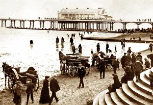 Cleethorpes Pier and Beach early 1900s