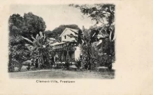Verandah Gallery: Clement-Ville mansion, Freetown, Sierra Leone, West Africa