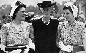 Dame Prints: Clementine Churchill receiving Insignia of the Dame Grand Cr