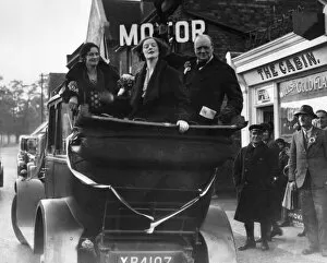 Clementine, Diana and Winston Churchill 1931