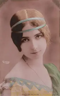 Belgians Prints: CLEO DE MERODE French actress and dancer who became the mistress of Leopold II