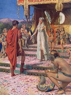 Cleopatra Collection: Cleopatra and Marc Antony