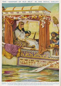 Cleopatra on Royal Barge