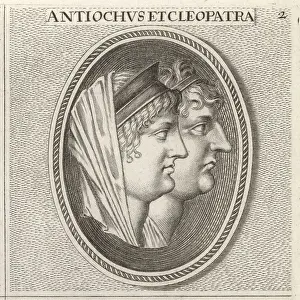 Nuremberg Prints: Cleopatra Thea and Antiochus VIII, Hellenistic Seleucid Empire