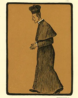 Images Dated 6th September 2018: Some Clerical Types by John Kendal, Ceremonial