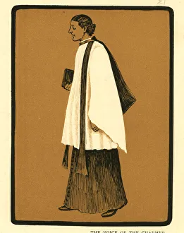 Images Dated 6th September 2018: Some Clerical Types by John Kendal, The Voice of the Charmer