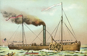 Steam Boat Gallery: Clermont Paddleboat