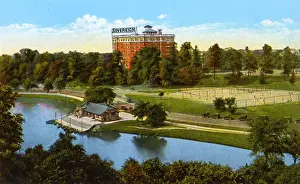 Cleveland, Ohio, USA - Rockefeller Park and Lake