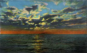 Cleveland, Ohio, USA - Sunset on Lake Erie