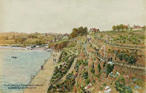 Paignton Prints: Cliff Garden, Goodrington, Paignton, Devon